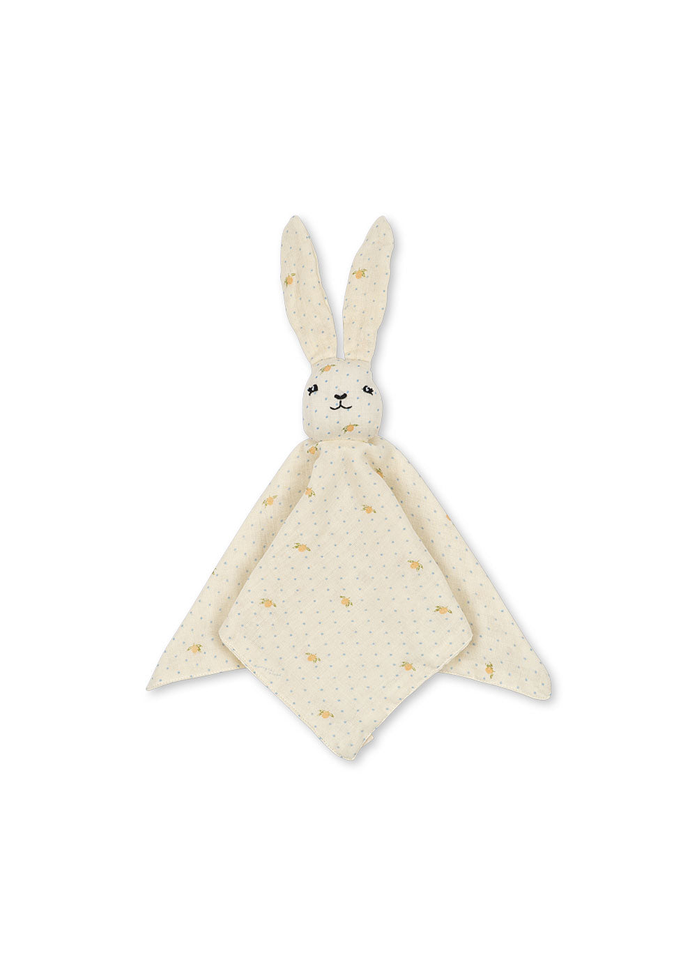 Konges Sløjd Kuscheltuch Sleepy Rabbit, lemon dot
