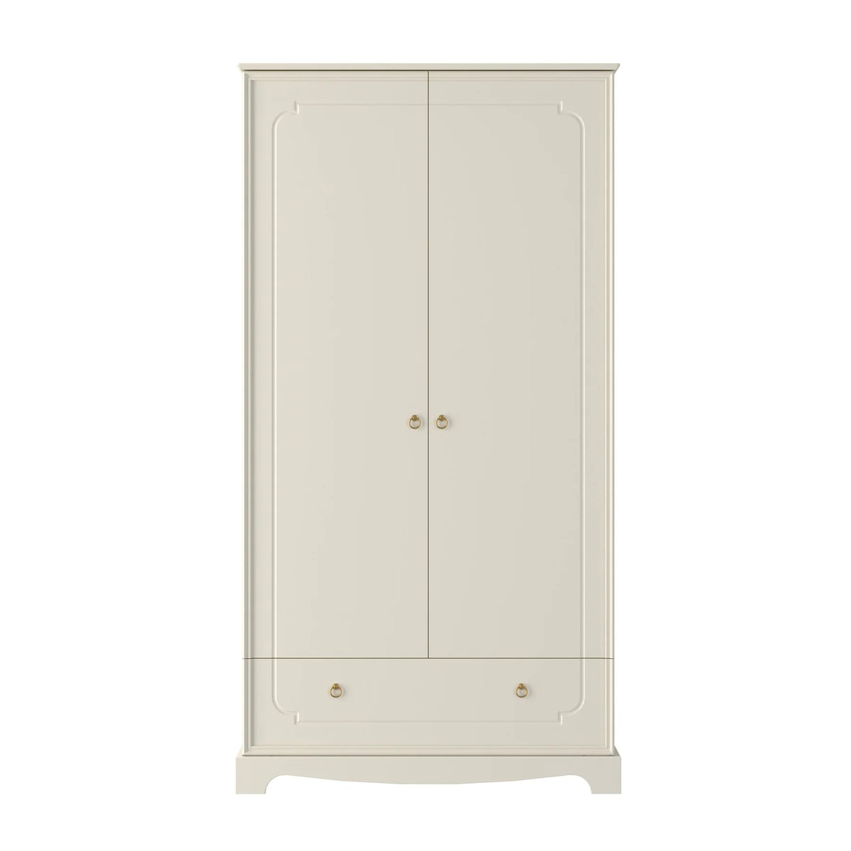 Bellamy 2-türiger Kleiderschrank Royal, creme