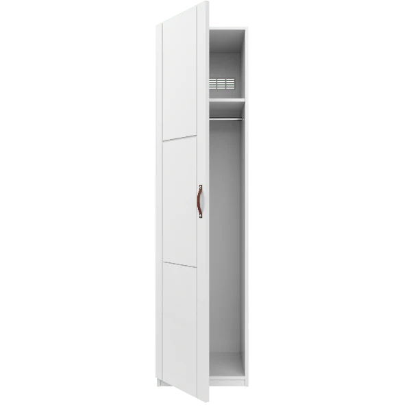Lifetime Kleiderschrank mit Tür und Kleiderstange - 50 cm